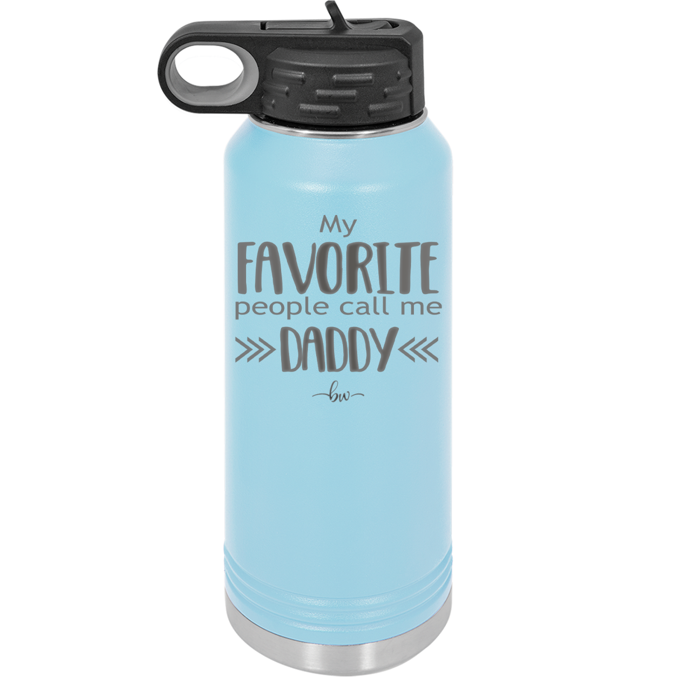 My Favorite People Call Me Daddy - Laser Engraved Stainless Steel Drinkware - 2021 -