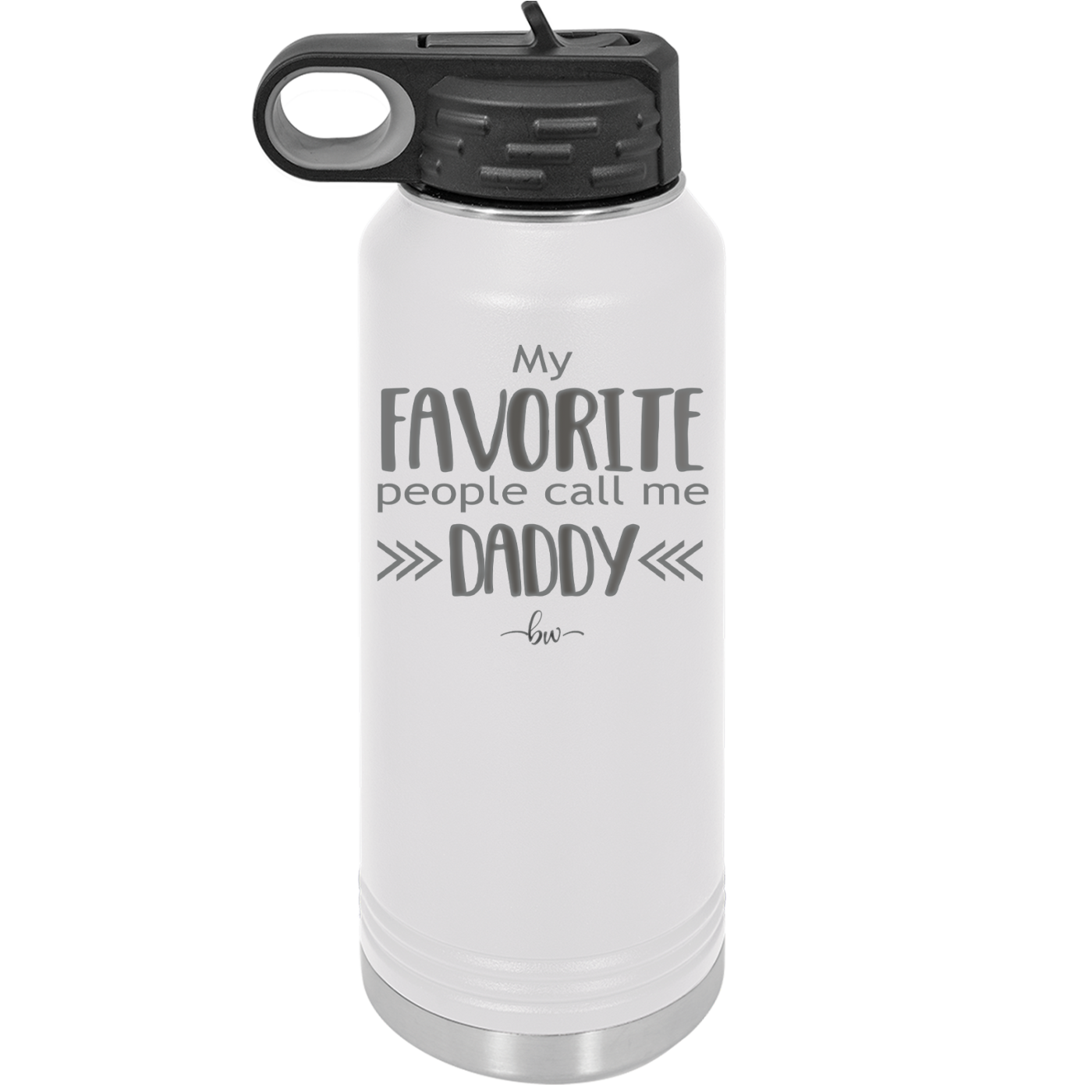 My Favorite People Call Me Daddy - Laser Engraved Stainless Steel Drinkware - 2021 -