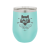 Papa Wolf Raising My Wild Things - Laser Engraved Stainless Steel Drinkware - 2022 -
