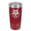 Papa Wolf Raising My Wild Things - Laser Engraved Stainless Steel Drinkware - 2022 -