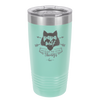 Papa Wolf Raising My Wild Things - Laser Engraved Stainless Steel Drinkware - 2022 -