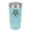 Papa Wolf Raising My Wild Things - Laser Engraved Stainless Steel Drinkware - 2022 -