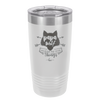 Papa Wolf Raising My Wild Things - Laser Engraved Stainless Steel Drinkware - 2022 -