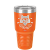 Papa Wolf Raising My Wild Things - Laser Engraved Stainless Steel Drinkware - 2022 -