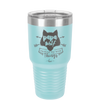 Papa Wolf Raising My Wild Things - Laser Engraved Stainless Steel Drinkware - 2022 -