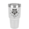 Papa Wolf Raising My Wild Things - Laser Engraved Stainless Steel Drinkware - 2022 -