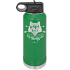 Papa Wolf Raising My Wild Things - Laser Engraved Stainless Steel Drinkware - 2022 -