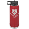Papa Wolf Raising My Wild Things - Laser Engraved Stainless Steel Drinkware - 2022 -