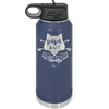 Papa Wolf Raising My Wild Things - Laser Engraved Stainless Steel Drinkware - 2022 -