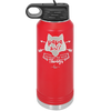 Papa Wolf Raising My Wild Things - Laser Engraved Stainless Steel Drinkware - 2022 -