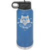 Papa Wolf Raising My Wild Things - Laser Engraved Stainless Steel Drinkware - 2022 -