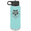 Papa Wolf Raising My Wild Things - Laser Engraved Stainless Steel Drinkware - 2022 -