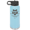 Papa Wolf Raising My Wild Things - Laser Engraved Stainless Steel Drinkware - 2022 -
