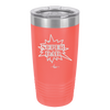 Super Dad with Starburst - Laser Engraved Stainless Steel Drinkware - 2024 -