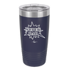 Super Dad with Starburst - Laser Engraved Stainless Steel Drinkware - 2024 -