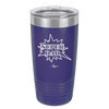 Super Dad with Starburst - Laser Engraved Stainless Steel Drinkware - 2024 -
