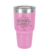 Super Dad with Starburst - Laser Engraved Stainless Steel Drinkware - 2024 -