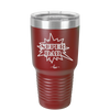 Super Dad with Starburst - Laser Engraved Stainless Steel Drinkware - 2024 -