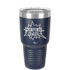Super Dad with Starburst - Laser Engraved Stainless Steel Drinkware - 2024 -