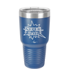 Super Dad with Starburst - Laser Engraved Stainless Steel Drinkware - 2024 -