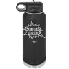 Super Dad with Starburst - Laser Engraved Stainless Steel Drinkware - 2024 -