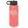Super Dad with Starburst - Laser Engraved Stainless Steel Drinkware - 2024 -