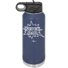 Super Dad with Starburst - Laser Engraved Stainless Steel Drinkware - 2024 -