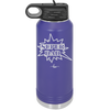 Super Dad with Starburst - Laser Engraved Stainless Steel Drinkware - 2024 -