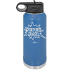 Super Dad with Starburst - Laser Engraved Stainless Steel Drinkware - 2024 -