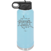 Super Dad with Starburst - Laser Engraved Stainless Steel Drinkware - 2024 -