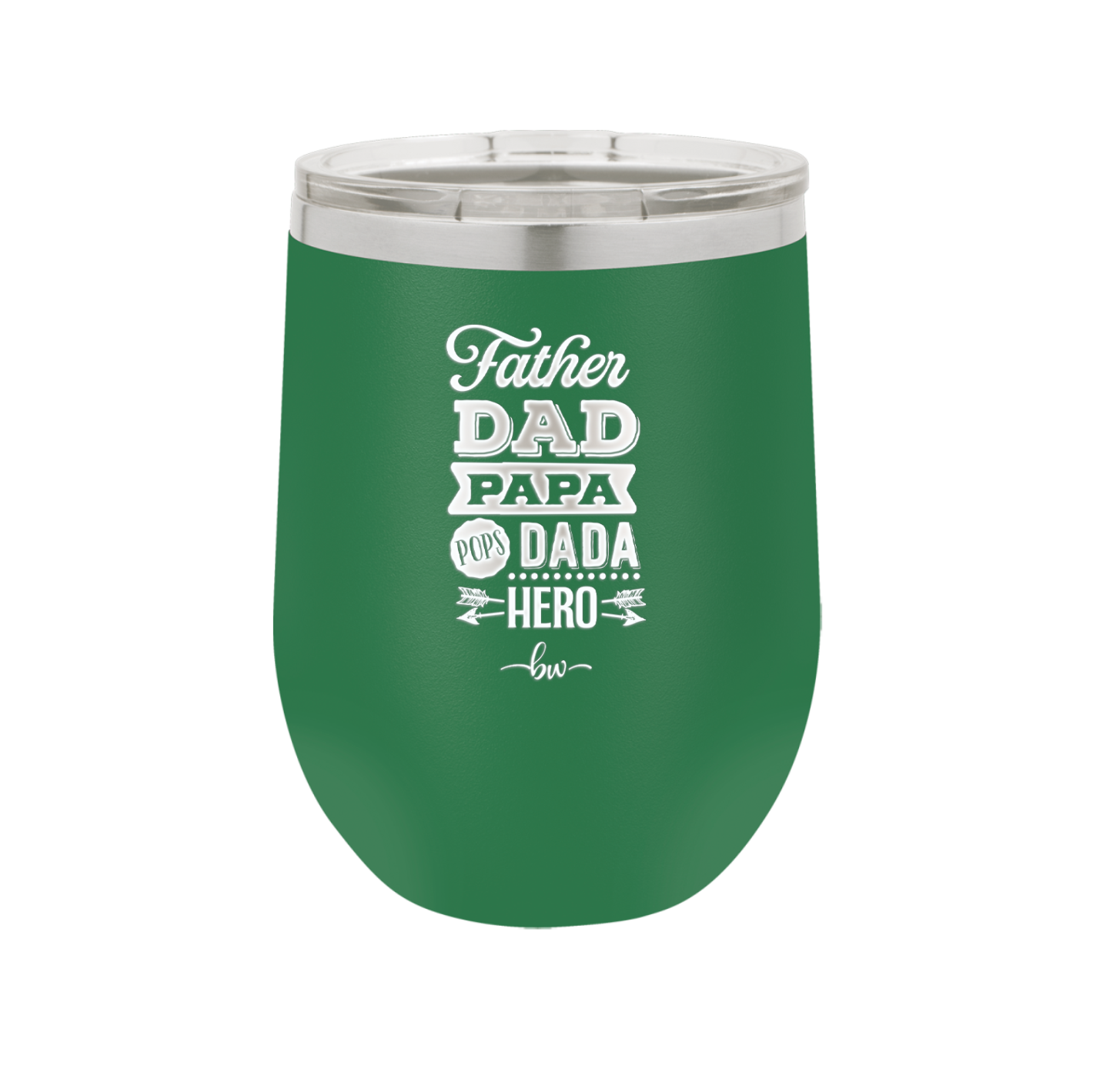 Father Dad Papa Pops Dada Hero - Laser Engraved Stainless Steel Drinkware - 2025 -