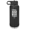 Father Dad Papa Pops Dada Hero - Laser Engraved Stainless Steel Drinkware - 2025 -