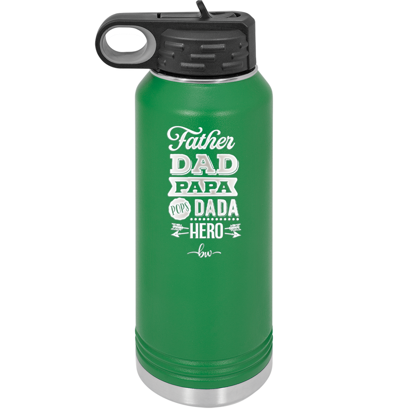 Father Dad Papa Pops Dada Hero - Laser Engraved Stainless Steel Drinkware - 2025 -