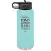 Father Dad Papa Pops Dada Hero - Laser Engraved Stainless Steel Drinkware - 2025 -