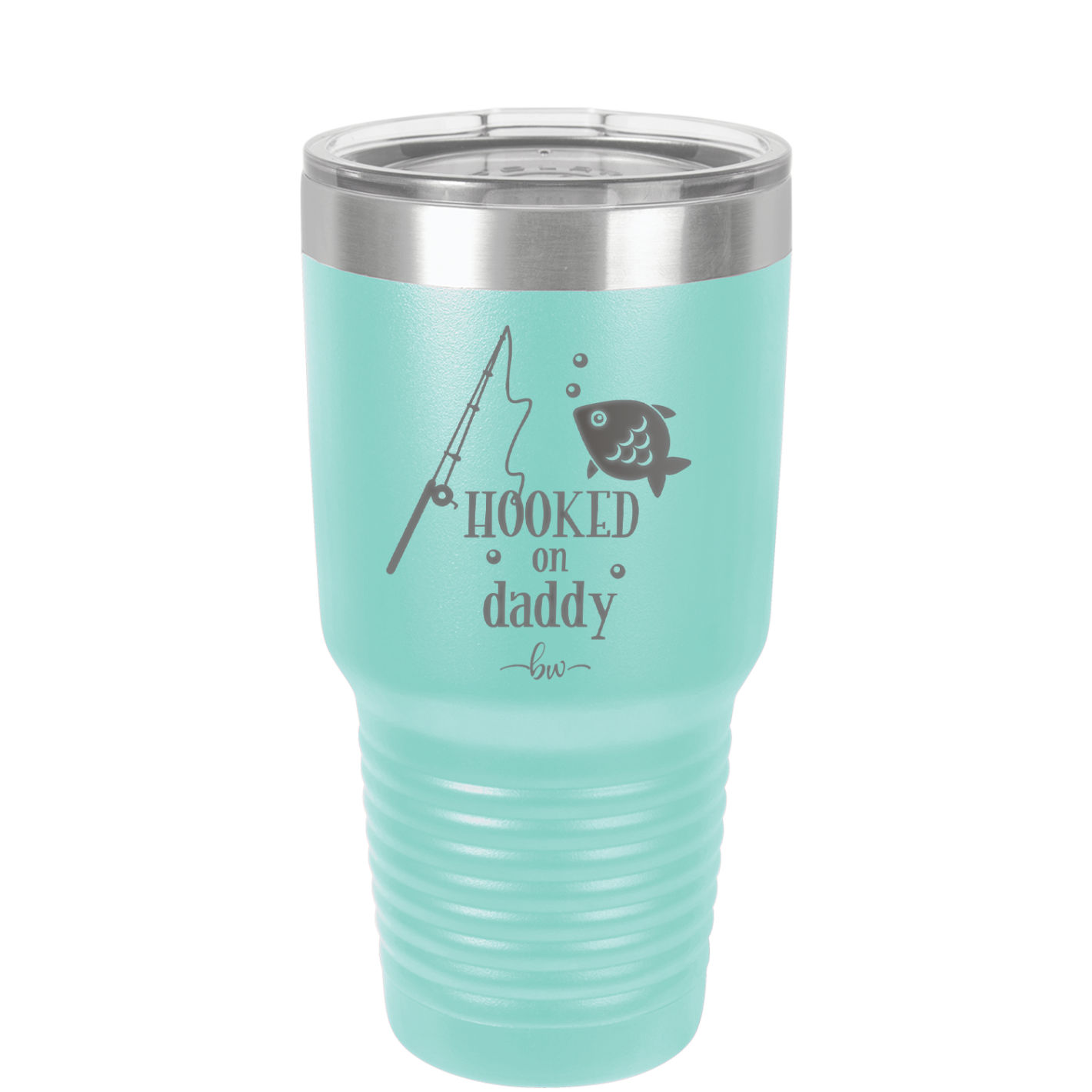 Hooked on Daddy - Laser Engraved Stainless Steel Drinkware - 2026 -