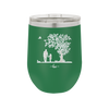 Dad Daughter Tree - Laser Engraved Stainless Steel Drinkware - 2028 -