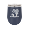 Dad Daughter Tree - Laser Engraved Stainless Steel Drinkware - 2028 -