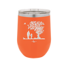 Dad Daughter Tree - Laser Engraved Stainless Steel Drinkware - 2028 -