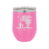 Dad Daughter Tree - Laser Engraved Stainless Steel Drinkware - 2028 -