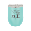Dad Daughter Tree - Laser Engraved Stainless Steel Drinkware - 2028 -