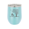 Dad Daughter Tree - Laser Engraved Stainless Steel Drinkware - 2028 -