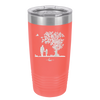 Dad Daughter Tree - Laser Engraved Stainless Steel Drinkware - 2028 -