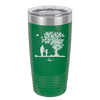 Dad Daughter Tree - Laser Engraved Stainless Steel Drinkware - 2028 -