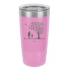 Dad Daughter Tree - Laser Engraved Stainless Steel Drinkware - 2028 -