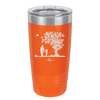 Dad Daughter Tree - Laser Engraved Stainless Steel Drinkware - 2028 -