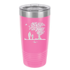 Dad Daughter Tree - Laser Engraved Stainless Steel Drinkware - 2028 -
