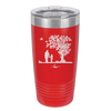 Dad Daughter Tree - Laser Engraved Stainless Steel Drinkware - 2028 -