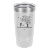 Dad Daughter Tree - Laser Engraved Stainless Steel Drinkware - 2028 -