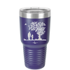 Dad Daughter Tree - Laser Engraved Stainless Steel Drinkware - 2028 -