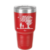 Dad Daughter Tree - Laser Engraved Stainless Steel Drinkware - 2028 -